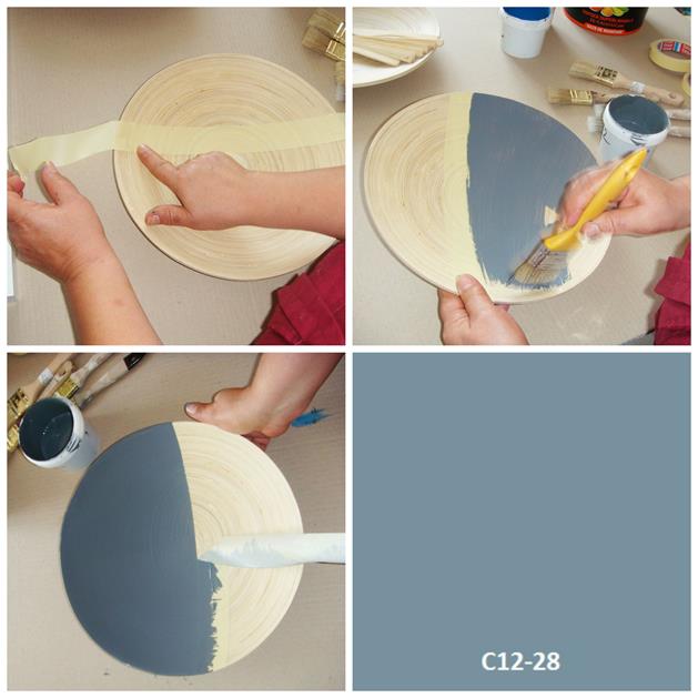 model 2 farfurie decorativa pas 2