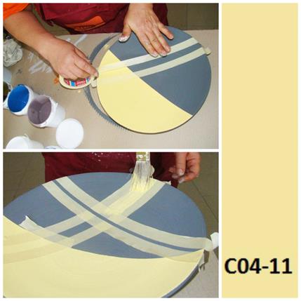 model 2 farfurie decorativa pas 6