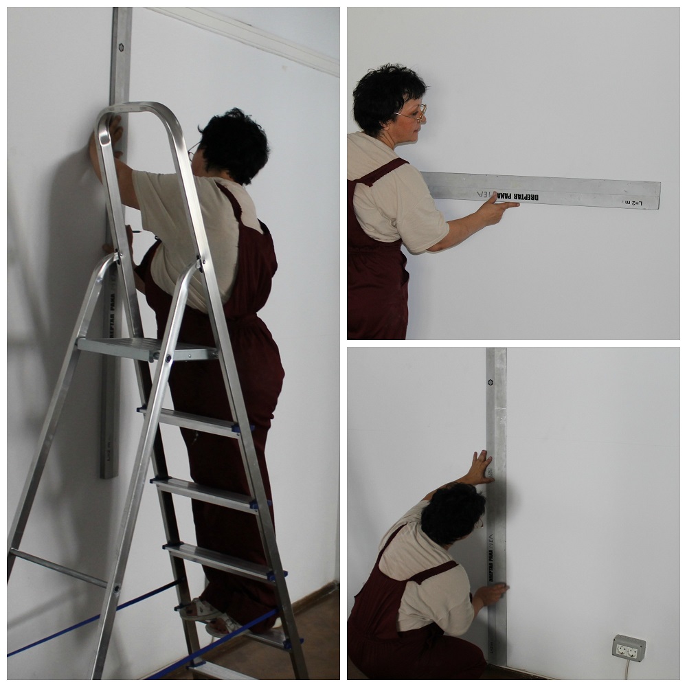 pasul 2 colorare perete duraziv