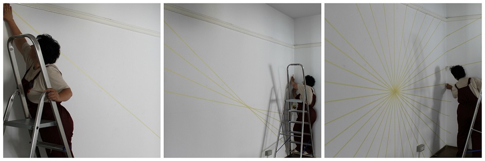 pasul 3 colorare perete duraziv