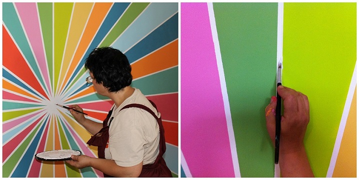 pasul 7 colorare perete duraziv